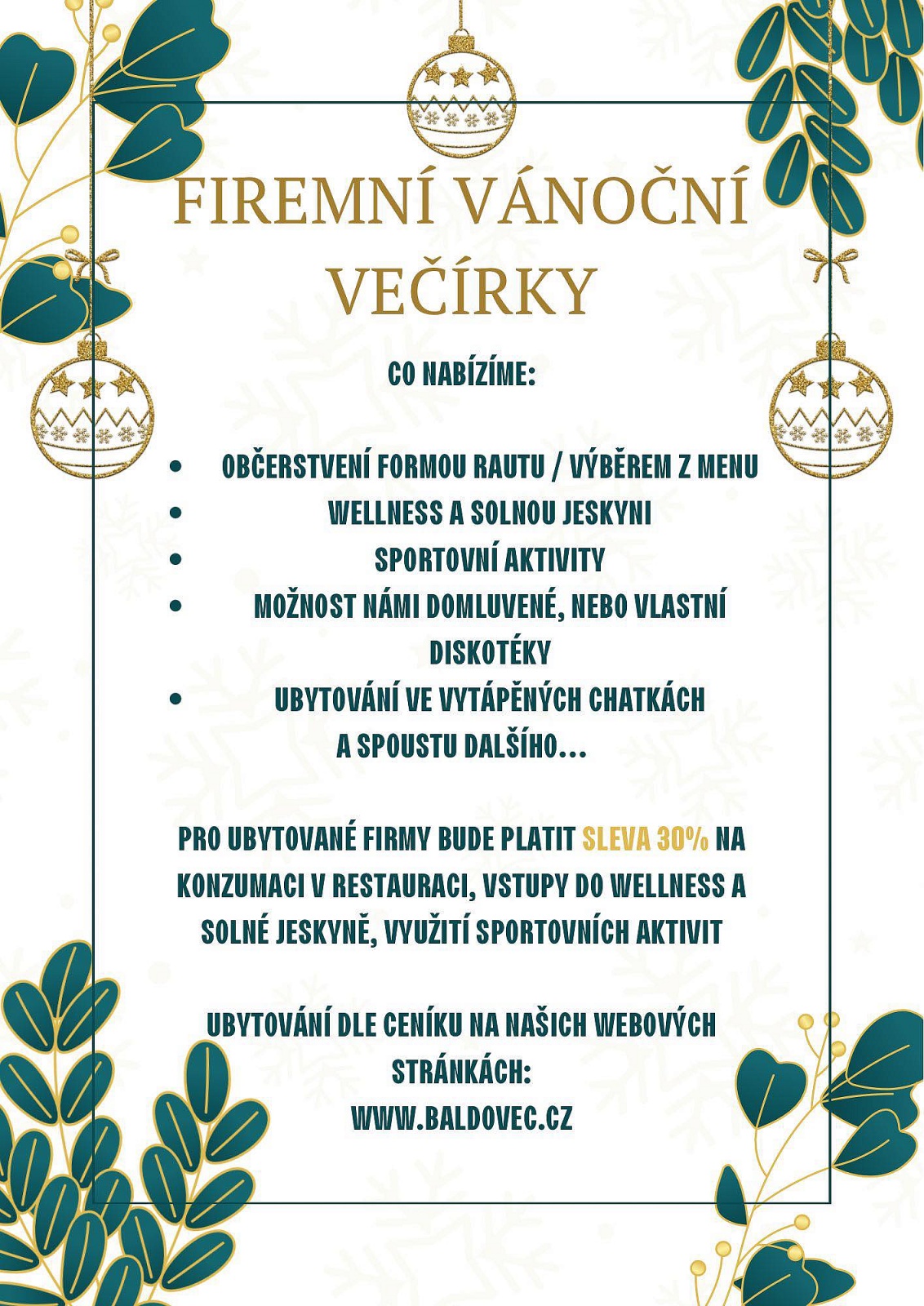 Vánoční večírky 2025